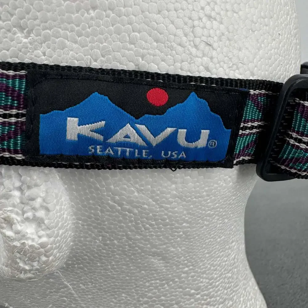 KAVU Strapvisor Galaxy Space Visor Hat Purple Adjustable Outdoor USA Made OS